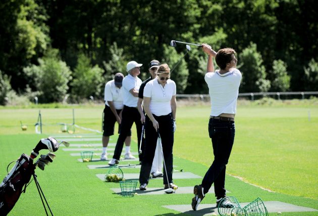 Joueur golf 2018 entrainement